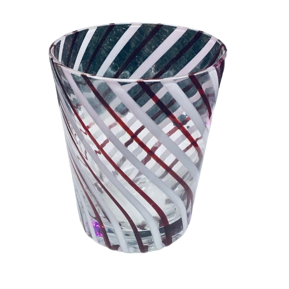 Colored Glass Water Tumbler